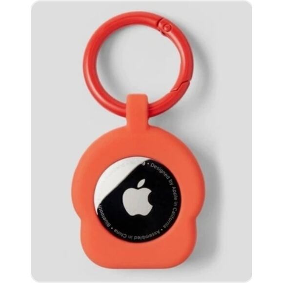 Heyday Apple AirTag Keychain Cute Mushroom Tag Holder Carabiner Clip s30 b1 - Picture 3 of 6